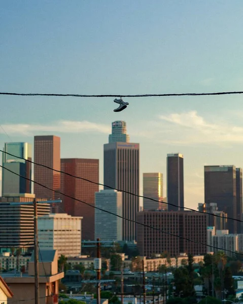 Λος Άντζελες Ηνωμένες Πολιτείες Οκτώβριος 2019 Downtown Los Angeles Skyline — Φωτογραφία Αρχείου