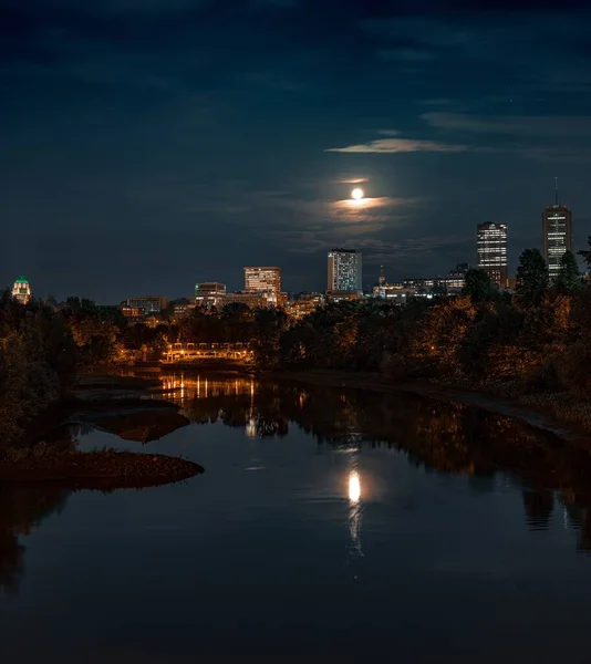 Ciudad de Quebec por la noche —  Fotos de Stock