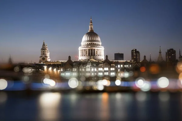 Чудовий Вид Собору Святого Павла Захоплений Лондоні — стокове фото