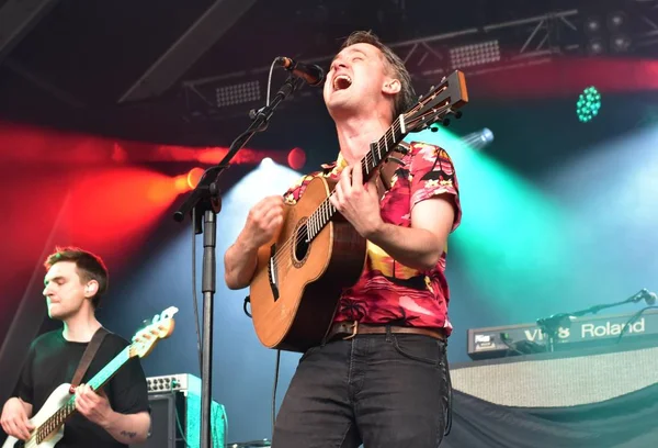 Villagers in performance at the Bristol Sounds Festival, Bristol, England. 29 de junio 2019 . — Foto de Stock