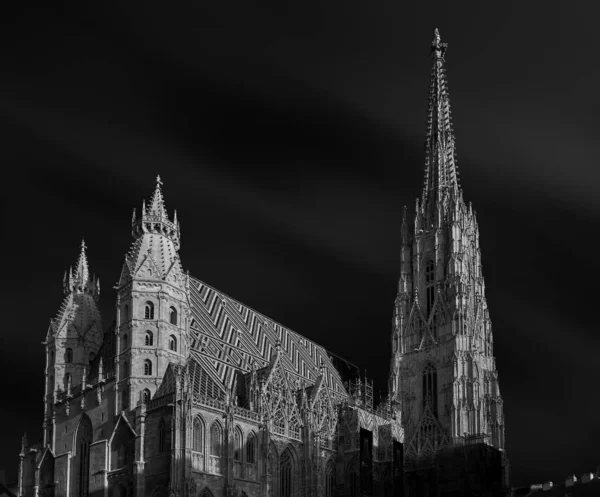 Stephen Katedrali Viyana Nın Sembolüdür Nşaat Yüzyılda Başladı Bugün Önemli — Stok fotoğraf