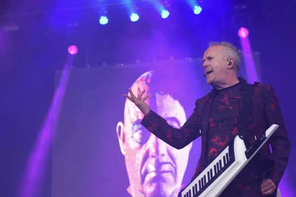 Howard Jones, Let 's Rock Retro Festivali' nde sahne alacak, Bristol, İngiltere. 3 Haziran 2017. — Stok fotoğraf