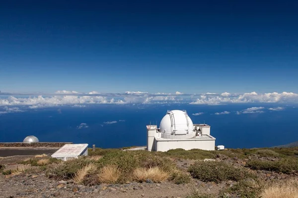 Observatorio sobre el volcán Caldera de Taburiente — Foto de Stock