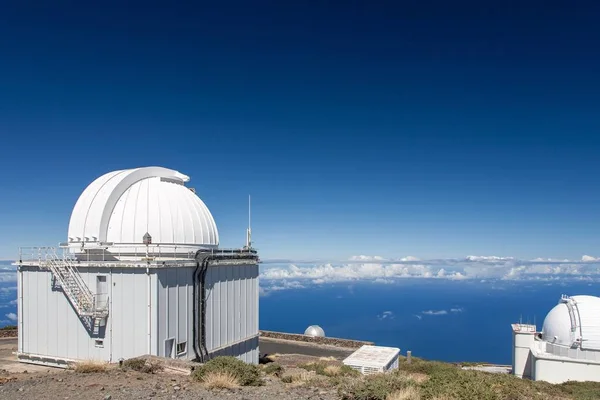 Observatorium auf dem Vulkan Caldera de Taburiente — Stockfoto