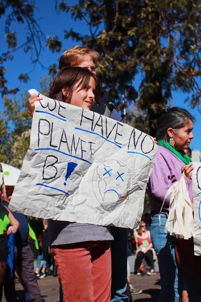 Santiago Chile Sep 2019 Santiago Chile Globaler Streik Für Planet — Stockfoto