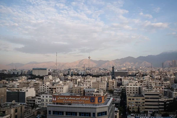 Tehran Iran Oct 2019 Vue Sur Téhéran Les Montagnes Environnantes — Photo