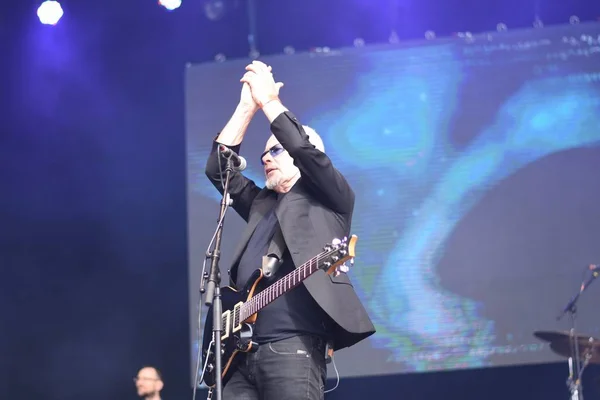 Nick Kershaw ve Let 's Rock Retro Festivali' nde yardımcı sanatçılar, Bristol, İngiltere. 3 Haziran 2017. — Stok fotoğraf