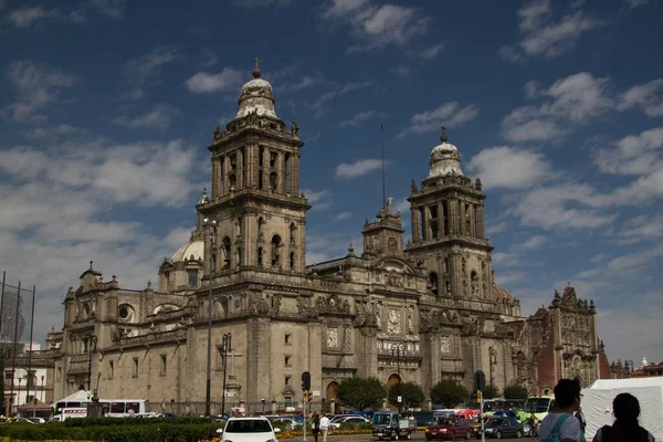 Prachtige opname van de Metropolitan Cathedral in Mexico — Stockfoto