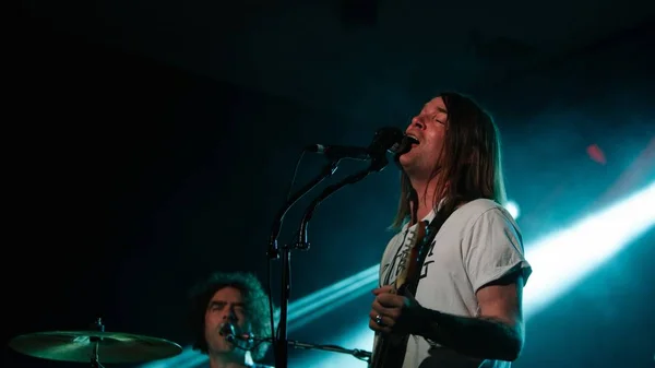 Brisbane Avustralya Ekim 2017 Dandy Warhols Brisbane Avustralya Yaşıyor — Stok fotoğraf