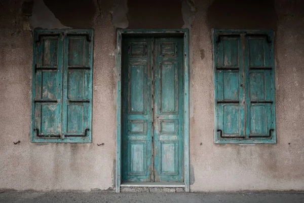 Beirut Lebanon Jun 2019 What Door Пустая Комната Старый Дом — стоковое фото