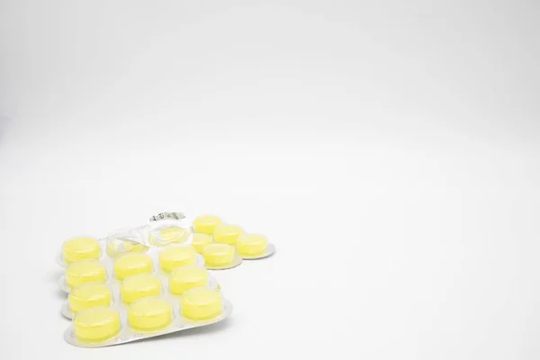 Gloucester Reino Unido Janeiro 2020 Variedade Cápsulas Comprimidos Comprimidos Isolados — Fotografia de Stock