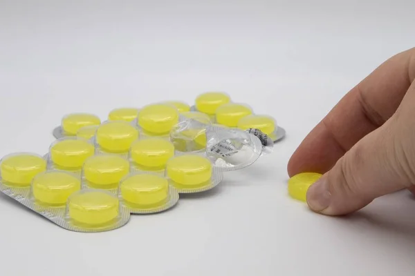 Gloucester United Kingdom Ocak 2020 Kapsüller Haplar Tabletler Şeklinde Ilaç — Stok fotoğraf