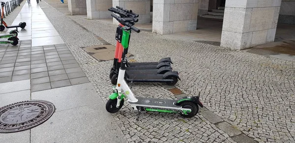 Berlin Germany Sep 2019 Berlin Germany 2019 Lime Electric Roller — Stock Photo, Image