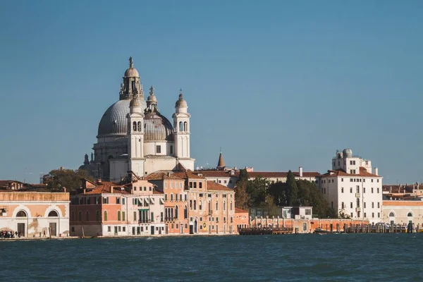 Beau Cliché Bâtiment Salut Santa Maria Della — Photo