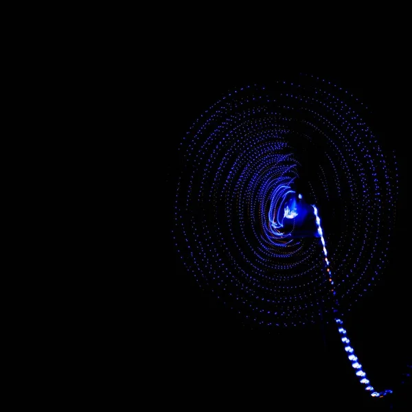 Renkli Işıkların Arka Planı Yavaş Bir Kepenk Hızıyla Yaratıldı — Stok fotoğraf