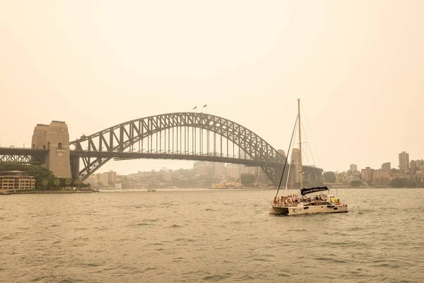 Sydney Australia Dec 2019 View Circular Quay Pollution Affecting Sydney — Stock Photo, Image