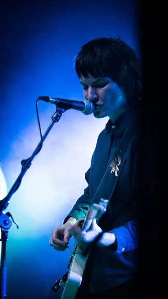 Brisbane Austrália Out 2017 Jen Cloher Band Brisbane Festival 2017 — Fotografia de Stock