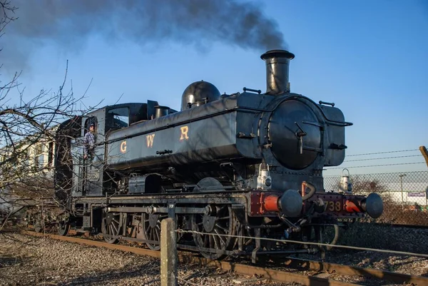 Didcot Reino Unido Febrero 2008 Locomotora Vapor Didcot Steam Train — Foto de Stock