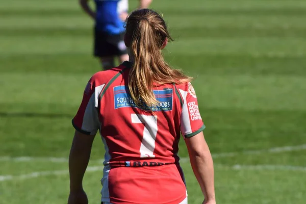 Bath England United Kingdom Kwietnia 2017 Bath Rugby Ladies Plymouth — Zdjęcie stockowe