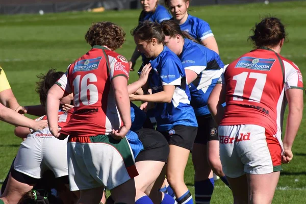 Bath England United Kingdom Kwietnia 2017 Bath Rugby Ladies Plymouth — Zdjęcie stockowe