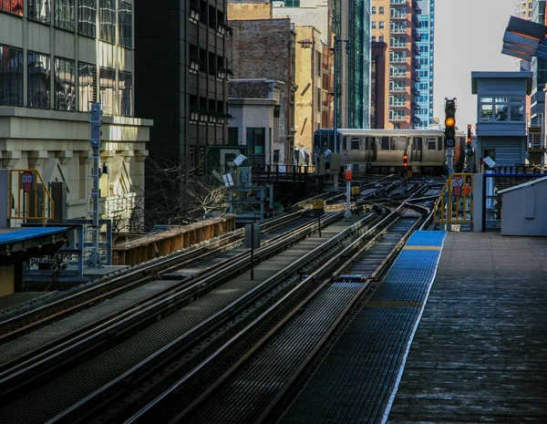 Det Berömda Transit Systemet Chicago Illinois — Stockfoto