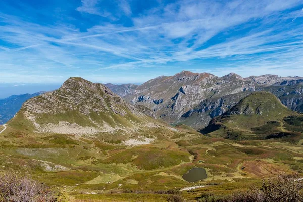 Ein Schöner Blick Auf Die Berge Unter Blauem Himmel Mercantour — Stockfoto