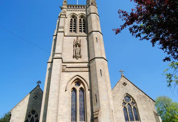 St Swithun 's Church, Bathford, Bath, Inglaterra. 7 de maio de 2018 . — Fotografia de Stock