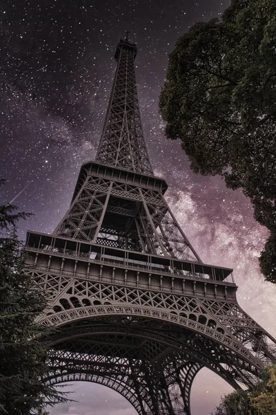 París Francia Junio 2017 Hermosa Vista Famosa Torre Eiffel París — Foto de Stock