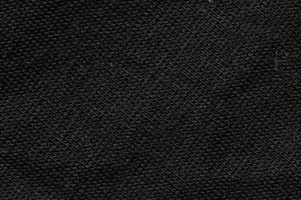 Detailní Záběr Černé Textilie Textury Pěkný Obrázek Pro Pozadí Tapety — Stock fotografie