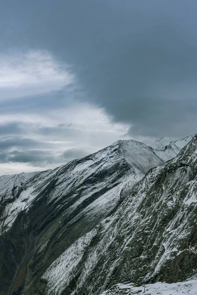 Moody grey and dark feeling in the Austrian alps.