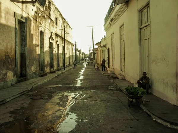 Trinidad Cuba Janeiro 2010 Coloridas Casas Tradicionais Durante Pôr Sol — Fotografia de Stock