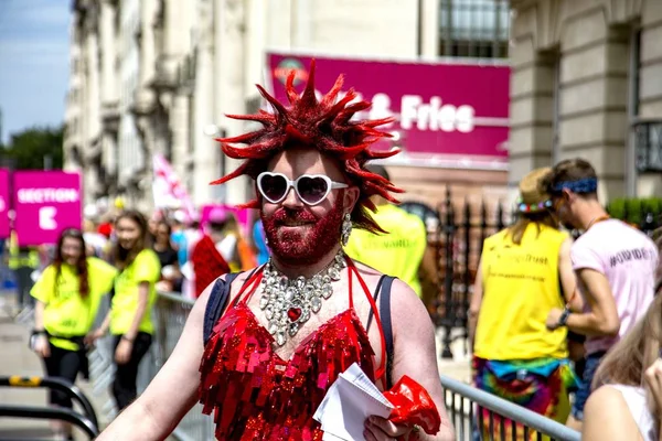 Gay Pride Parade in London, England — Stok fotoğraf