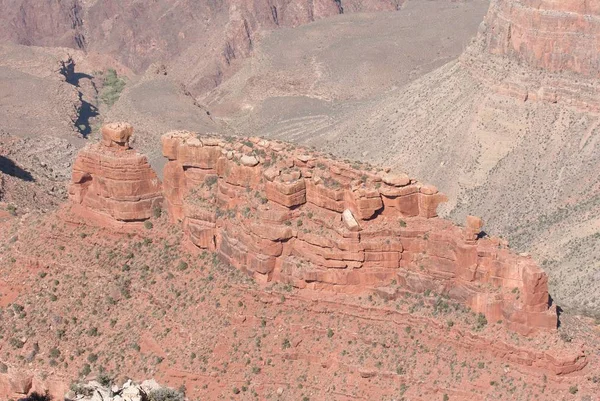 Parque Nacional Del Gran Cañón Formación Rocosa Prominente — Foto de Stock