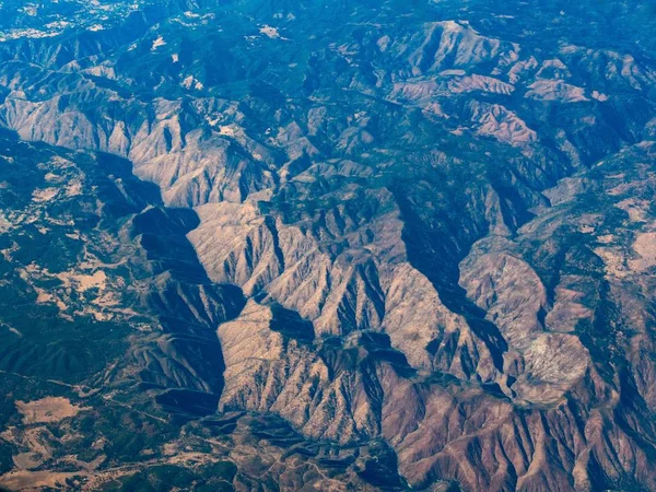 加利福尼亚猛犸湖附近鹿山的空中景观 — 图库照片