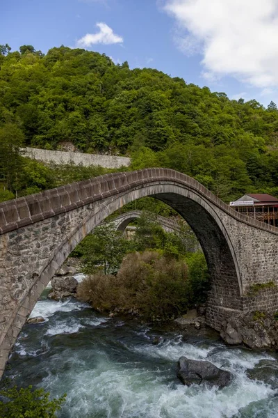 Prachtig Uitzicht Brug Arhavi Kucukkoy Turkije — Stockfoto