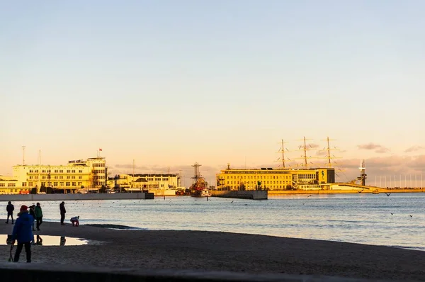 Stranden Gdynia. — Stockfoto