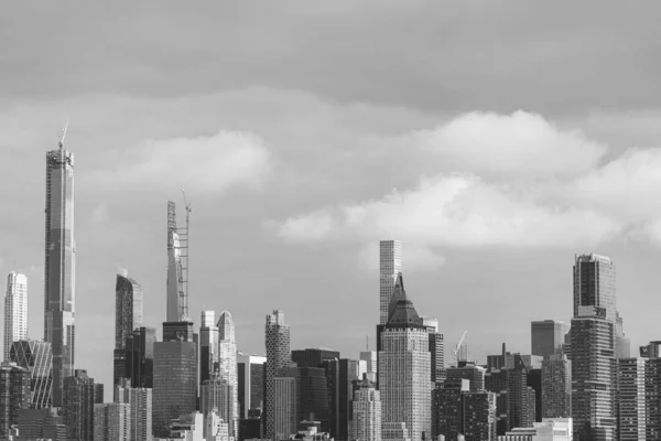 Nyc skyline från Nj — Stockfoto