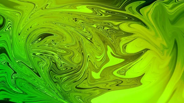 Uma Ilustração Uma Arte Fractal Verde Uma Imagem Legal Para — Fotografia de Stock