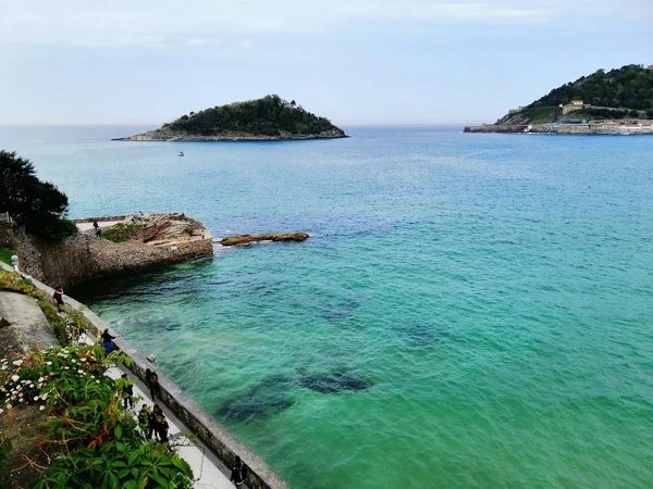 Een Perfecte Omgeving Van Een Tropisch Strand Badplaats San Sebastian — Stockfoto