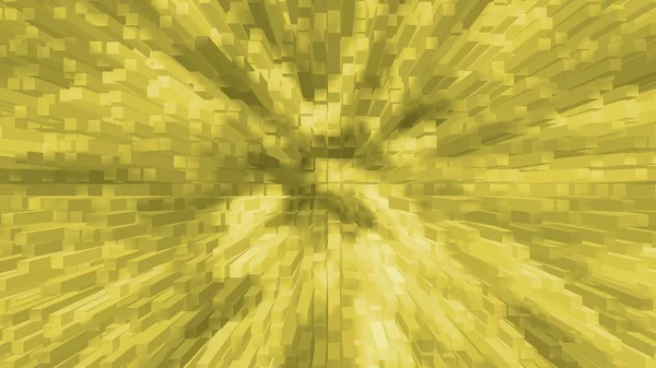 Abstraktní Ilustrace Žlutých Kostek Cool Obrázek Pro Pozadí Tapety — Stock fotografie