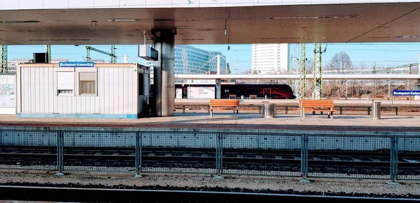 Train station in budapest, Magyarország — Stock Fotó