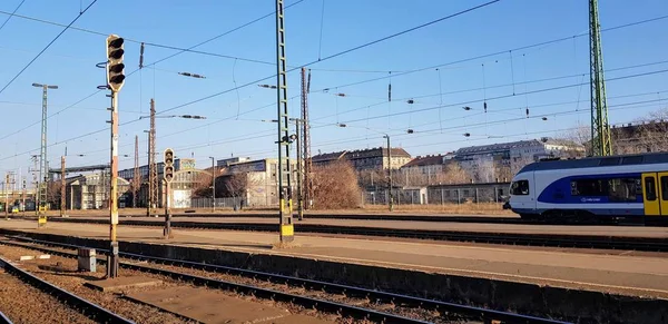 匈牙利布达佩斯火车站- Nyugati火车站 — 图库照片