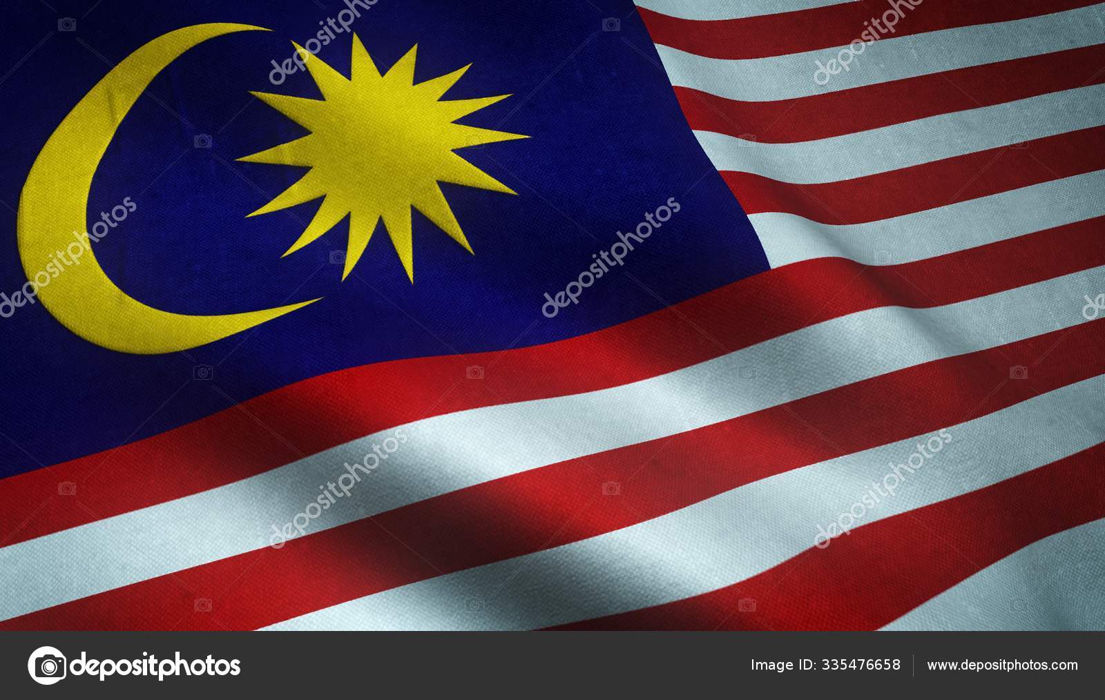 Bulan Sabit Dan Bintang Bendera Malaysia - Bendera Malaysia Latar