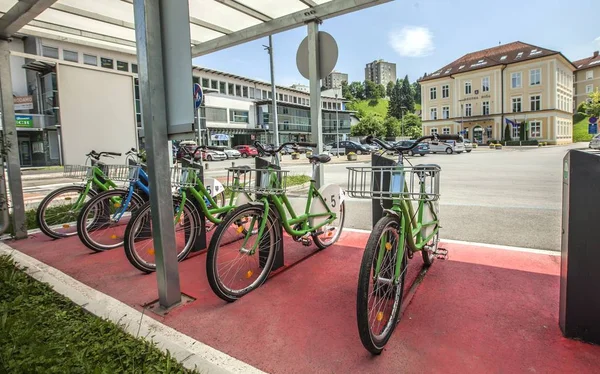 Farm guesthoCity bike system. — Stock Photo, Image