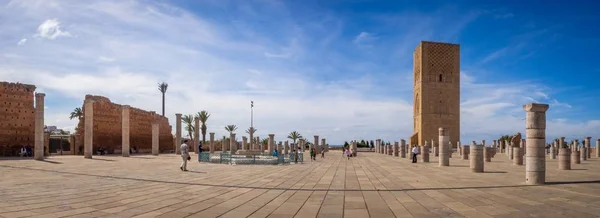 Place of the mausoleum Mohammed V, and the tower Hassan in Rabat — 스톡 사진