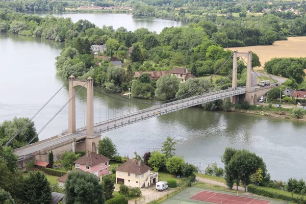Vue en angle d'un pont à Port Morin, en France — Photo