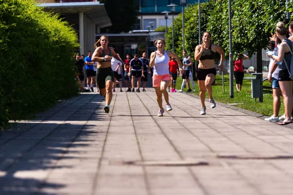 Σπουδαστές Sprinter — Φωτογραφία Αρχείου