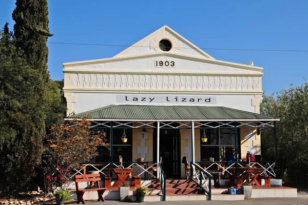 Het Lazy Lizard cafe en restaurant in Prince, Albert, Zuid-Afrika — Stockfoto