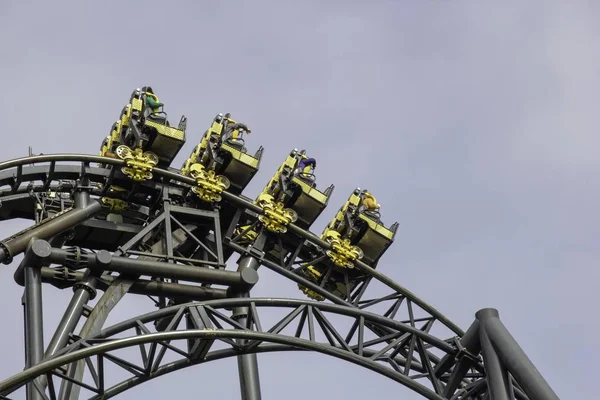 The Smiler rollercoaster at Alton Towers Theme Park — Stock Photo, Image