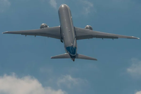 Boeing 787-9 Dreamliner, N789ex; Farnborough International Airshow, 14 juli 2014 — Stockfoto